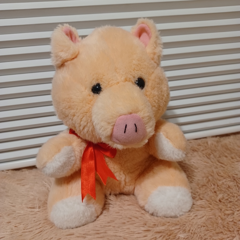 Pig Farm Animal Plush Toy 11" Piglet Funny Super Soft Lovely Cute.